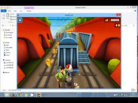 subway surfers play on computer