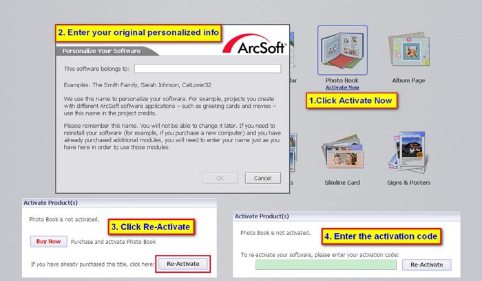 arcsoft print creations key